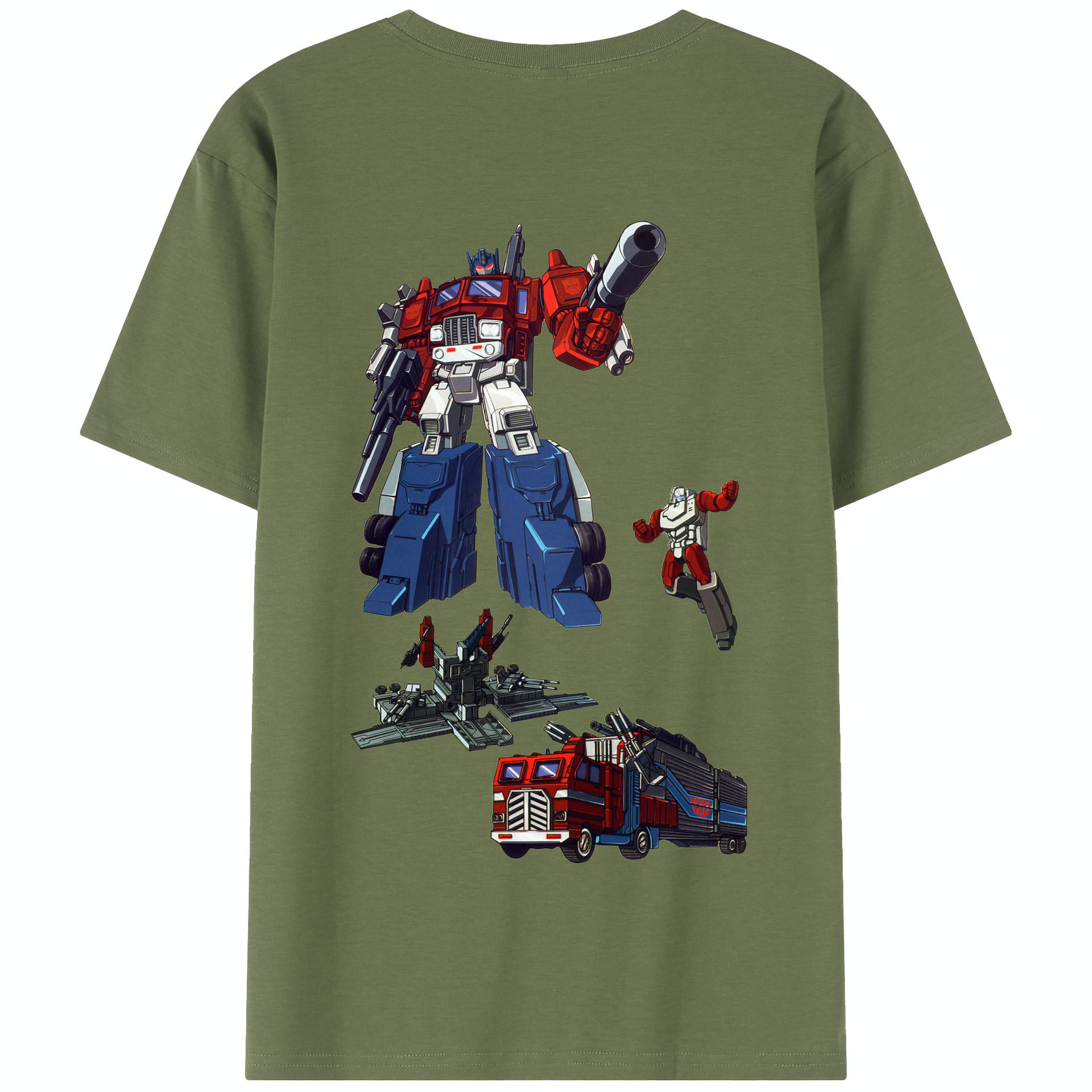 （画像用）  綿100％半袖Tシャツ（背面プリント）